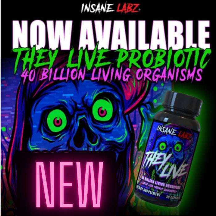 Insane Labz Drops an All New Probiotic Supplement Called "They Live"