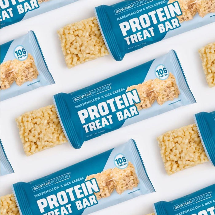 New Bowmar Nutrition Rice Krispy Treat Protein Bar