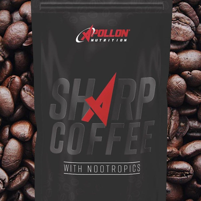 Apollon's New "Sharp Coffee" Features 345mg of Caffeine and 600mg Alpha GPC Per Serving