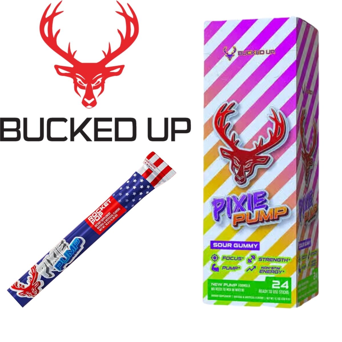 Bucked Up Launches New Pixie Stick Like Dry Scoop Preworkout Called Pixie Pump