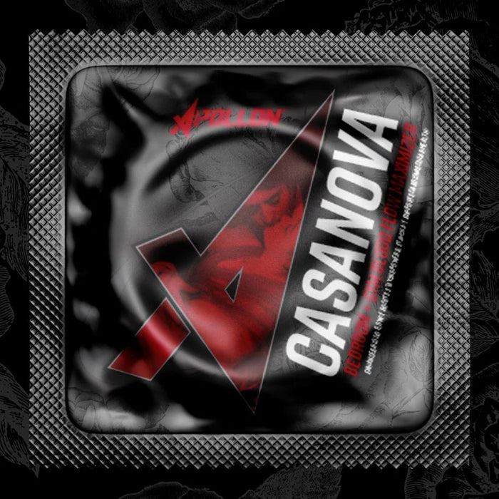 Apollon Teases a New Men's Supplement Called "Casanova" with a Custom Condom