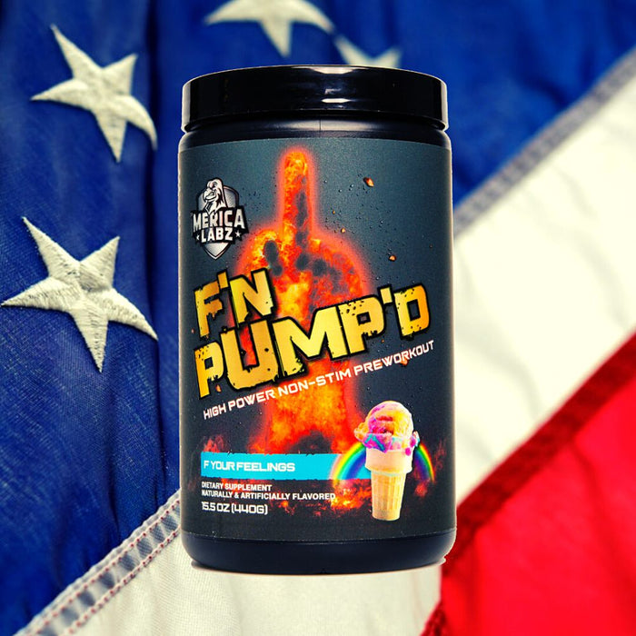 Merica Labz Teases New Pump Preworkout Called "F'n Pump'd"