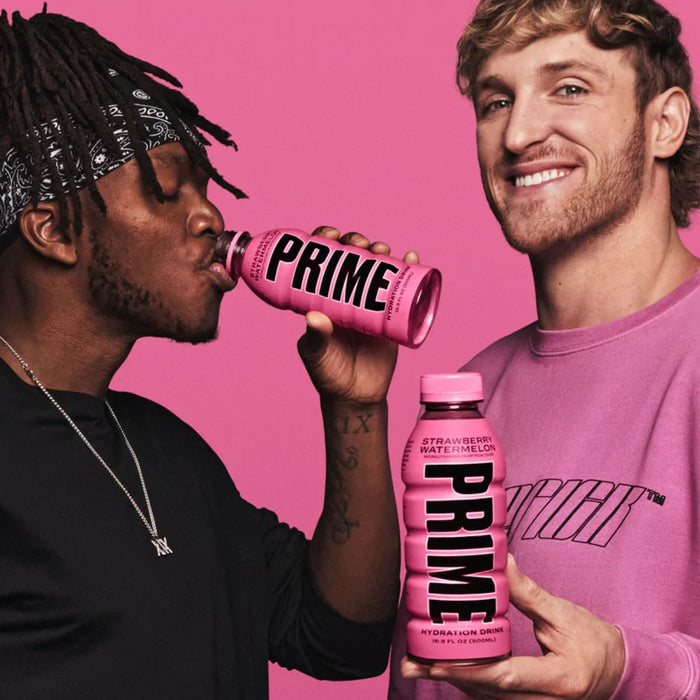 Logan Paul's Prime Hydration Adds a New Strawberry Watermelon Flavor