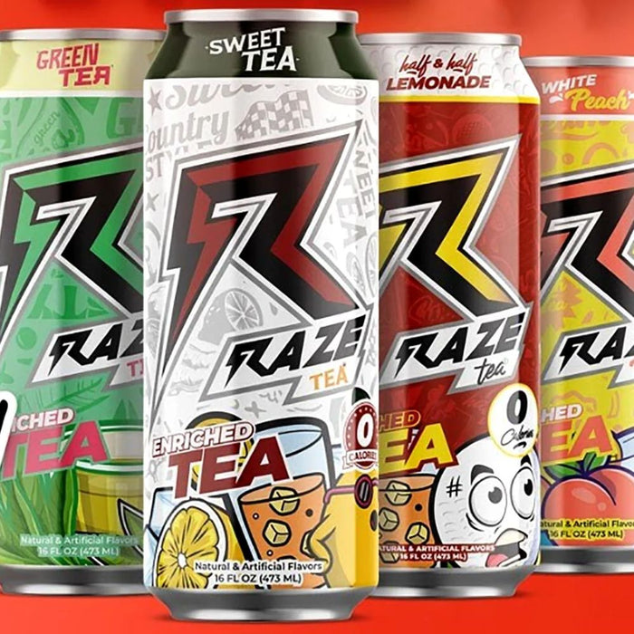 New Non-Carbonated Black Tea Based Energy Drinks from RAZE Energy
