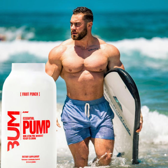 RAW Nutrition Announces New CBUM "Essential Pump" Non-Stim RTD Drink