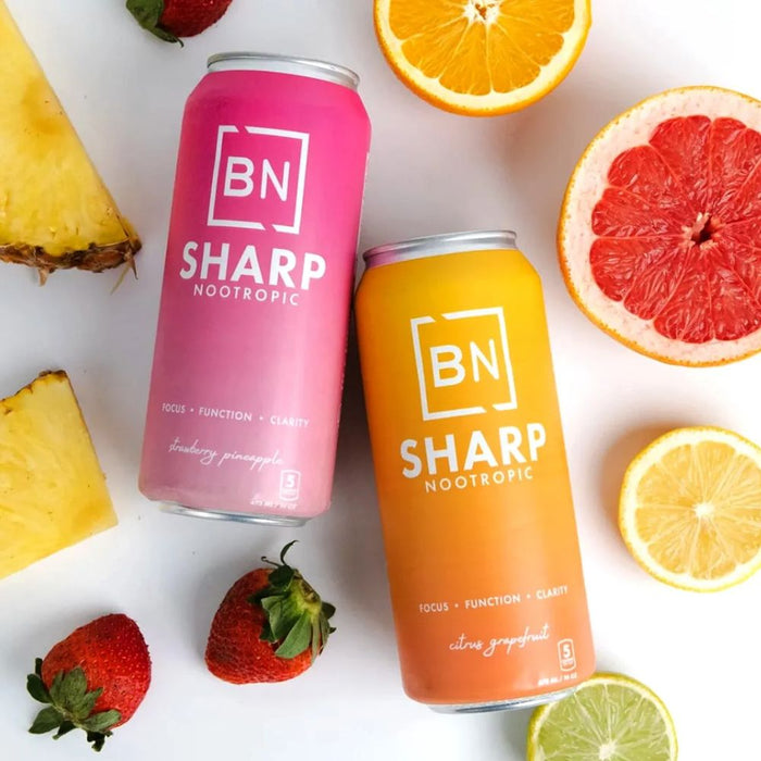 Bowmar Nutrition's New Sharp Nootropic Energy Drink Gets a New Strawberry Pineapple Flavor