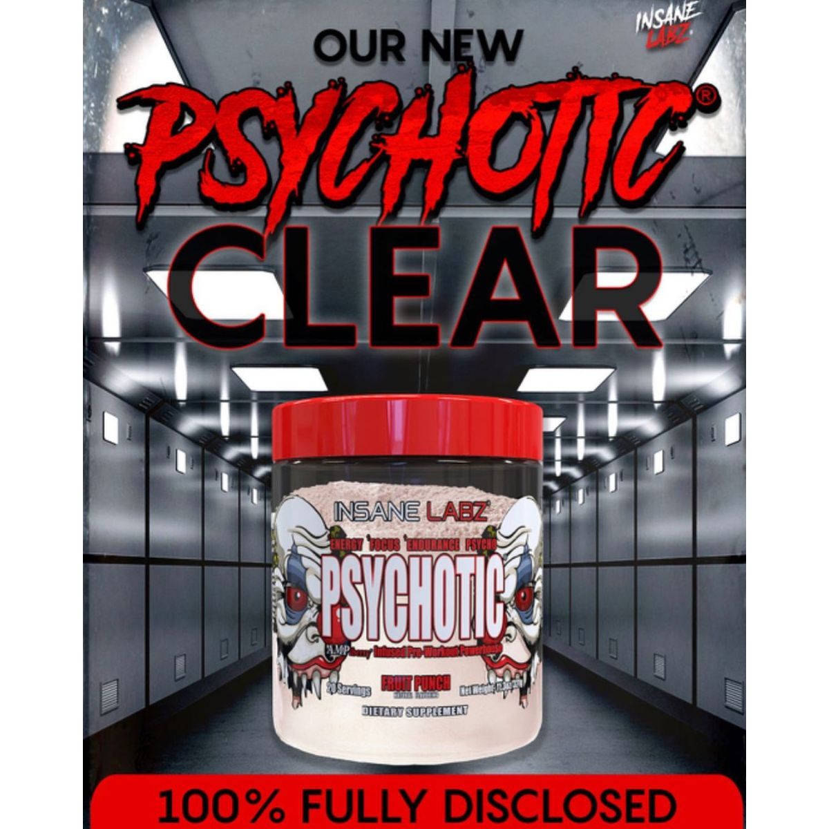 Insane Labz Releasing "Psychotic Clear" with a Fully Transparent Label on April 23