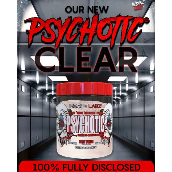 Insane Labz Releasing "Psychotic Clear" with a Fully Transparent Label on April 23