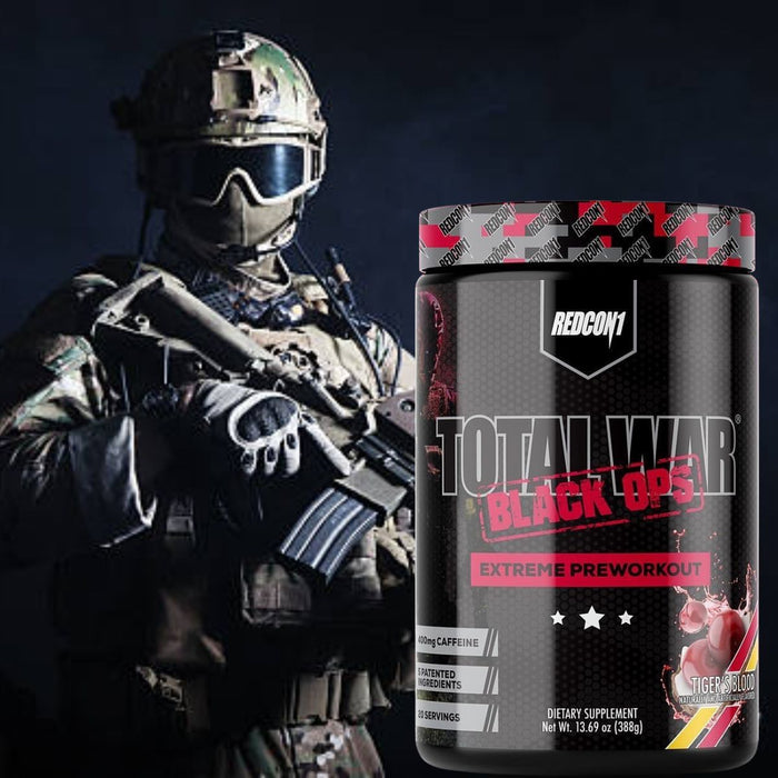 Redcon1 Reveals the Formula Behind the New Total War Black Ops Preworkout