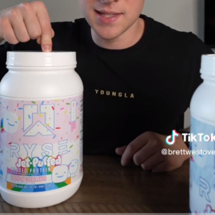 New RYSE Jet Puffed Birthday Cake Protein Coming March 17
