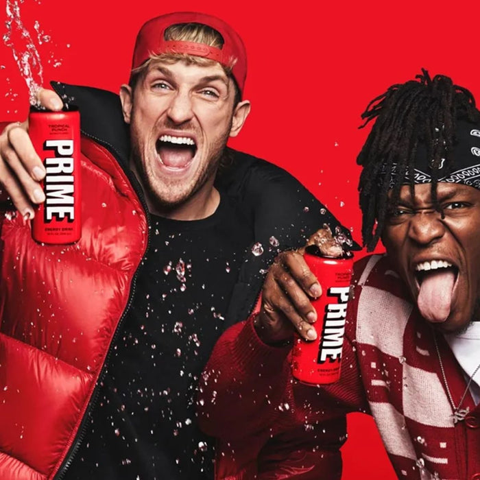 Youtubers Logan Paul and KSI Launching Prime Energy Drink with 200mg Caffeine