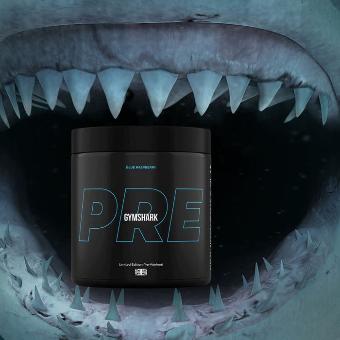 Clothing Brand Gym Shark Drops a Preworkout Supplement Called "Gym Shark Pre"