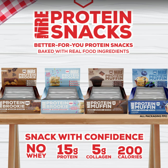Redcon1 Reveals New MRE Protein Muffins and Protein Brookies Coming Early 2023