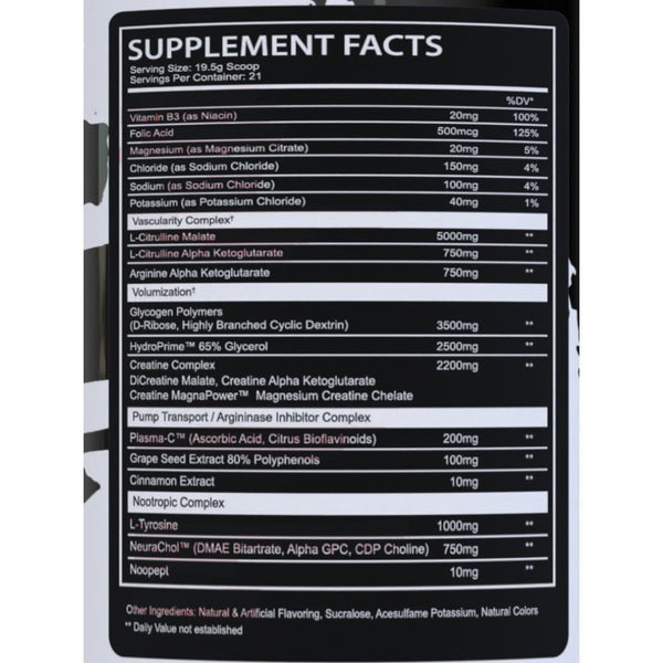 AfterDark Pre-Workouts AfterDark EPO+ Neural Pump 21 Servings