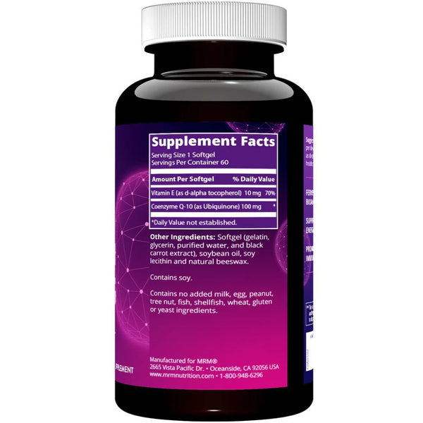 MRM Vitamins, Minerals, Herbs & More MRM CoQ-10 100mg 60 Softgels
