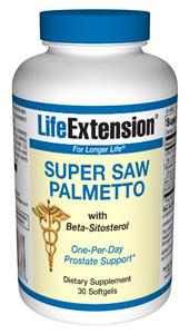 Life Extension Vitamins, Minerals, Herbs & More Life Extension Super Saw Palmetto with Beta-Sitosterol 30 Softgels (581175050284)