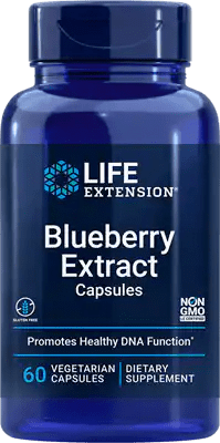 Life Extension Vitamins, Minerals, Herbs & More Life Extension Blueberry Extract 60 Vegecaps