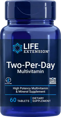 Life Extension Vitamins, Minerals, Herbs & More Life Extension Two-Per-Day TABS 60 Vege Tabs