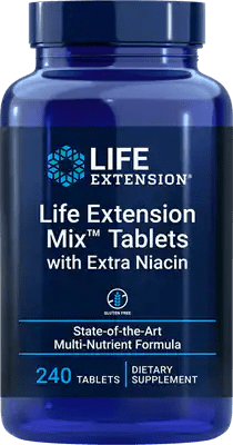 Life Extension Multi Vitamins Life Extension Mix Tablets w Niacin 240T