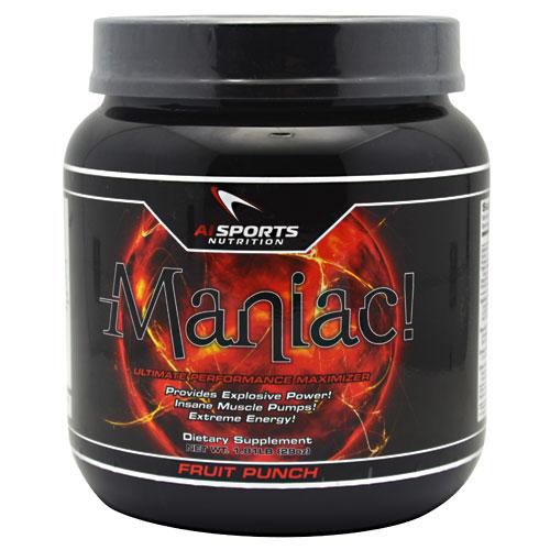AI Sports Nutrition Sports Nutrition & More AI Sports Nutrition Maniac! Fruit Punch 1.81 lb (581852135468)