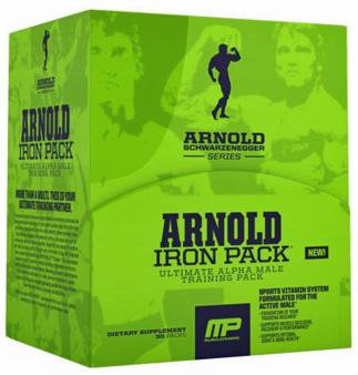 Arnold Schwarzenegger Series Vitamins, Minerals, Herbs & More Arnold Schwarzenegger Series Iron Pack 30 Packs (581889392684)