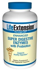 Life Extension Vitamins, Minerals, Herbs & More Life Extension Enhanced Super Digestive Enzymes with Probiotics 100 Vegecaps (581037883436)