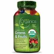 Irwin Naturals Vitamins, Minerals, Herbs & More Irwin Naturals Organic Nutrient-Dense Greens and Fruits 60 Tabs (581167874092)