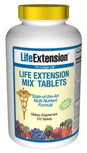 Life Extension Vitamins, Minerals, Herbs & More Life Extension Mix TABS without Copper 315 Tabs (581076746284)