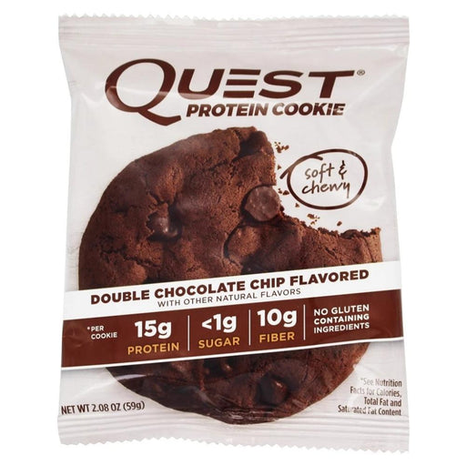 Quest Nutrition Bars Double Chocolate Chip Quest Cookie Individual