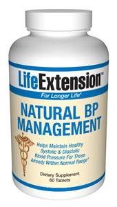 Life Extension Vitamins, Minerals, Herbs & More Life Extension Natural BP Management 60T (581039390764)