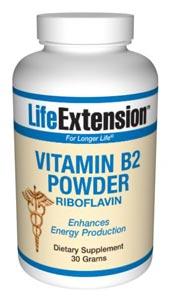 Life Extension Vitamins, Minerals, Herbs & More Life Extension Vitamin B2 30 grams (581087395884)