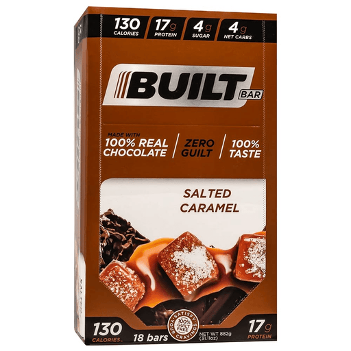Built Bar Bars Salted Caramel Chocolate Built Bar 18/Box