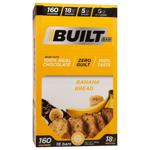 Built Bar Bars Banana Bread Built Bar 18/Box