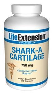 Life Extension Vitamins, Minerals, Herbs & More Life Extension Shark-A Cartilage 750mg 270 Caps (581050957868)