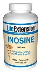 Life Extension Sports Nutrition & More Life Extension Inosine 500mg 60 Caps (581080383532)