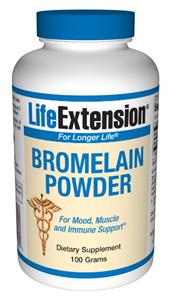 Life Extension Vitamins, Minerals, Herbs & More Life Extension Bromelain 100 grams (581036343340)