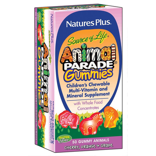 Nature's Plus Vitamins, Minerals, Herbs & More Nature's Plus Animal Parade Gummies Assorted Fruit Flavors 50 Gummies