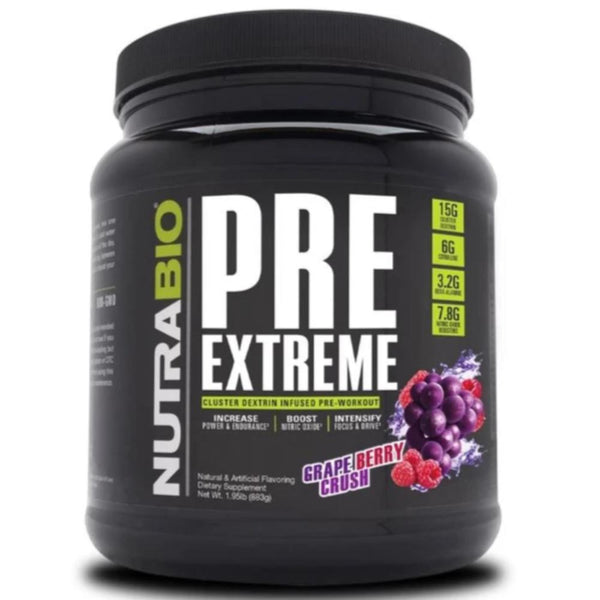 NutraBio Pre-Workouts Grape Berry Crush NutraBio Pre Extreme 20/Servings