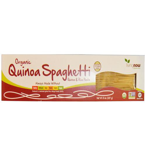 Now Foods Vitamins, Minerals, Herbs & More Now Foods Organic Quinoa Spaghettii 8oz (582425149484)