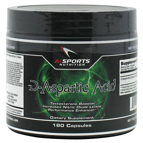 AI Sports Nutrition Sports Nutrition & More AI Sports Nutrition D-Aspartic Acid 180 Caps (581511938092)