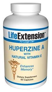 Life Extension Sports Nutrition & More Life Extension Huperzine A with Natural Vitamin E 60 Caps (581051383852)