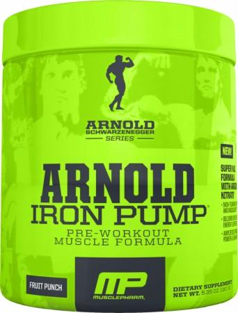 Arnold Schwarzenegger Series Sports Nutrition & More Blue Razz Arnold Schwarzenegger Series Iron Pump 60 Servings (582012141612)