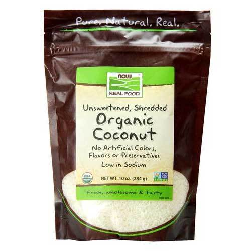 Now Foods Vitamins, Minerals, Herbs & More Now Foods Coconut Shred Unswet Org 10 Oz (582190989356)