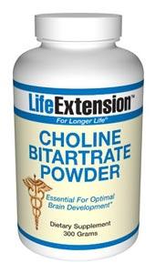Life Extension Vitamins, Minerals, Herbs & More Life Extension Choline Bitartrate 300 grams (581031886892)