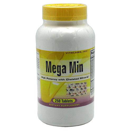 Vitalabs Vitalabs Chelated Mega Min 250 Tabs (581831524396)