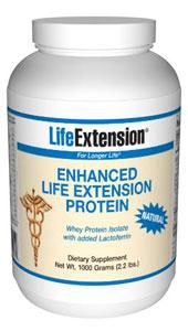 Life Extension Sports Nutrition & More Life Extension Enhanced Whey Protein (Natural) 1000 grams (581060493356)