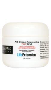 Life Extension Vitamins, Minerals, Herbs & More Life Extension Anti-Oxidant Rejuvenating Foot Scrub 2 oz (581066129452)