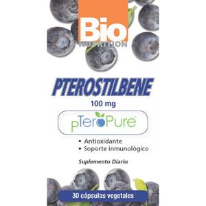 Bio Nutrition Vitamins, Minerals, Herbs & More Bio Nutrition Pterostilbene w/ pTeroPure 100mg 30 Vege Caps (581483298860)