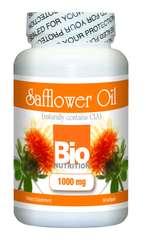 Bio Nutrition Vitamins, Minerals, Herbs & More Bio Nutrition Safflower Oil 1000mg 90 Softgels (582001524780)