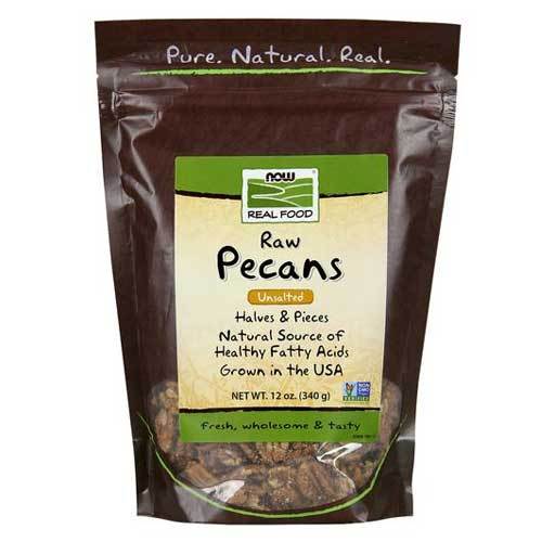 Now Foods Vitamins, Minerals, Herbs & More Now Foods Pecans Raw 12 Oz